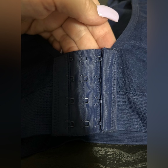 NWOT BREEZIES Navy Blue Lace Bralette -size xl - Picture 4 of 7